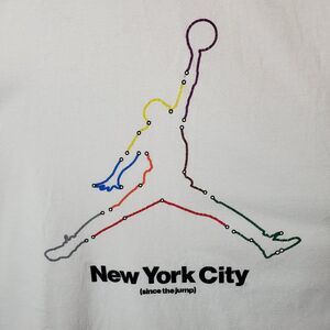 Nike Air Jordan New York City Subway Since the Jump T-Shirt M